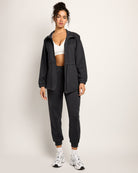 Black $|& Interval Double Knit Nomad Jacket - UGC On Fig