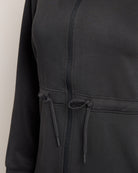 Black $|& Interval Double Knit Nomad Jacket - SOF Full Front