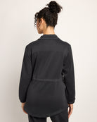 Black $|& Interval Double Knit Nomad Jacket - SOF Back