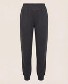 Black $|& Interval Double Knit Jetset Jogger - Hanger Detail