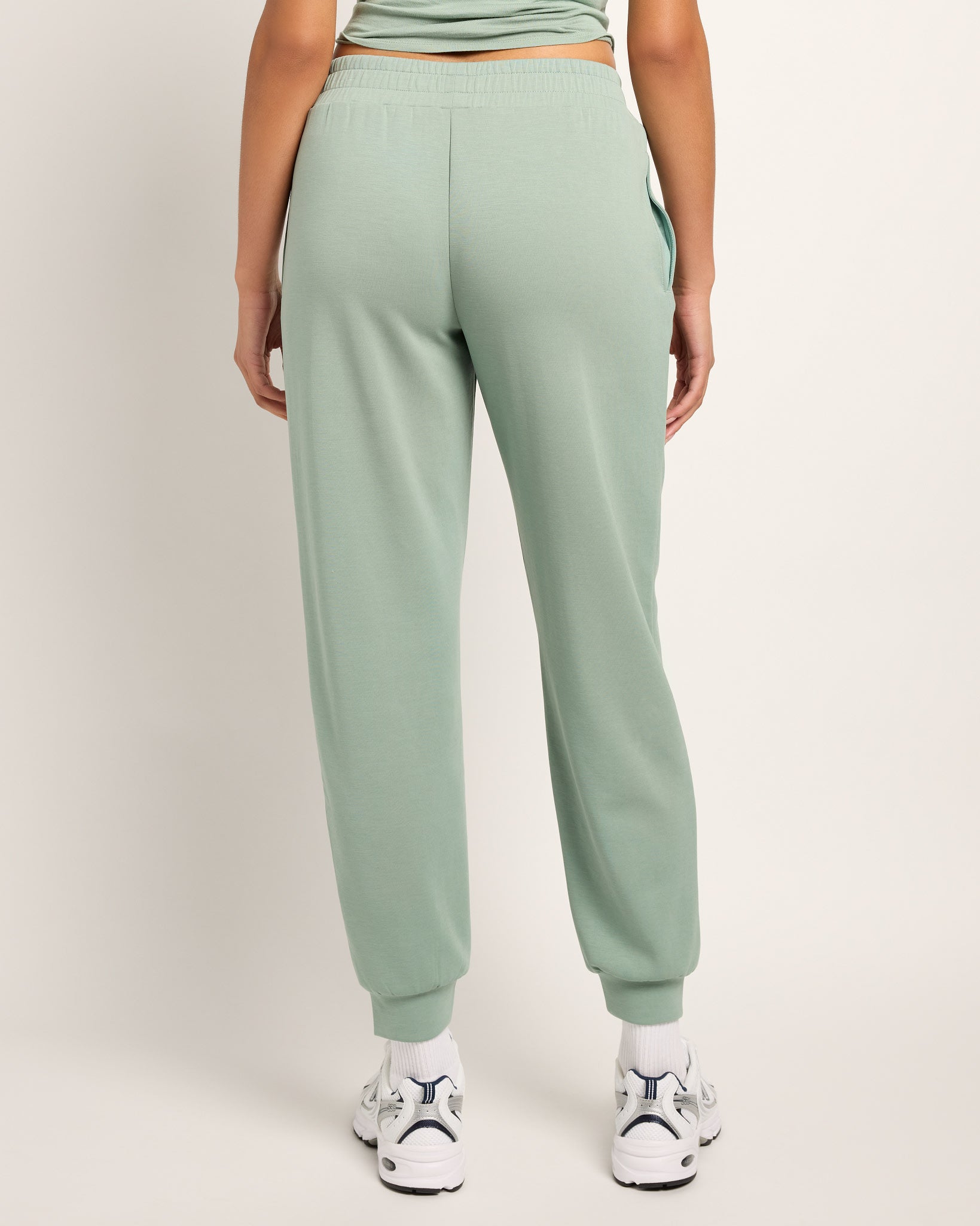 Sage $|& Interval Double Knit Jetset Jogger - SOF Back