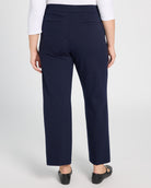 Cadet Blue $|& Liverpool Kayla Pull-On Wide Leg Trouser - SOF Back