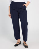 Cadet Blue $|& Liverpool Kayla Pull-On Wide Leg Trouser - SOF Front