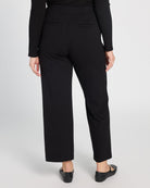 Black $|& Liverpool Kayla Pull-On Wide Leg Trouser - SOF Back