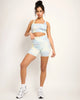 Spacedye Bike Short Printed Tie Dye