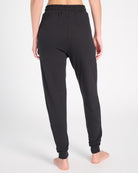 Black $|& SEAS Shoreline Hacci "Love Language" Graphic Jogger - SOF Back