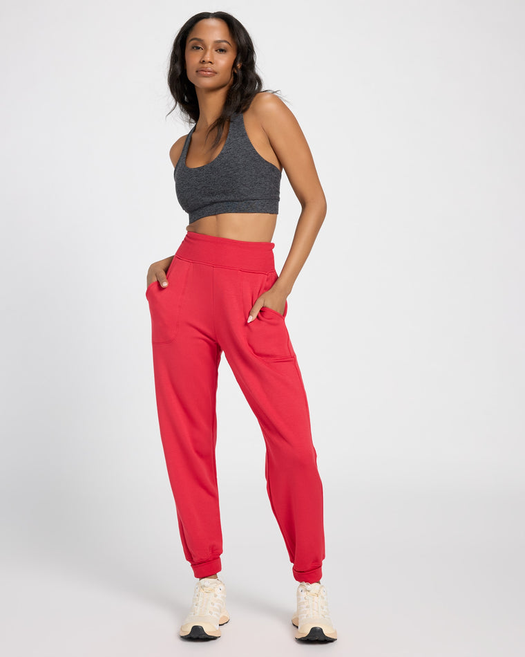 Poppy $|& Interval Flex Flat Front Jogger - UGC On Fig