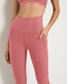 Sedona Clay Heather $|& Interval FlowHeather Sculpt Pocket Legging - SOF Full Front