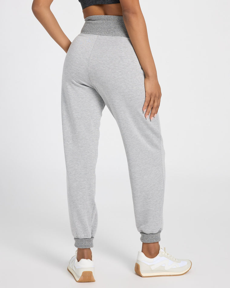 Light Athletic Heather $|& Interval Flex Flat Front Jogger - SOF Back