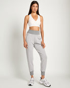 Light Athletic Heather $|& Interval Flex Flat Front Jogger - UGC On Fig