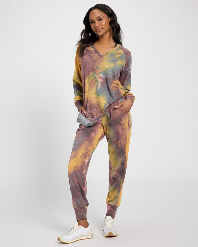 Ink Tie Dye $|& Interval Flex Flat Front Jogger - UGC On Fig