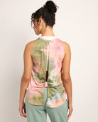 Multi Tie Dye $|& Interval Tie Dye Split Back Tank - SOF Back