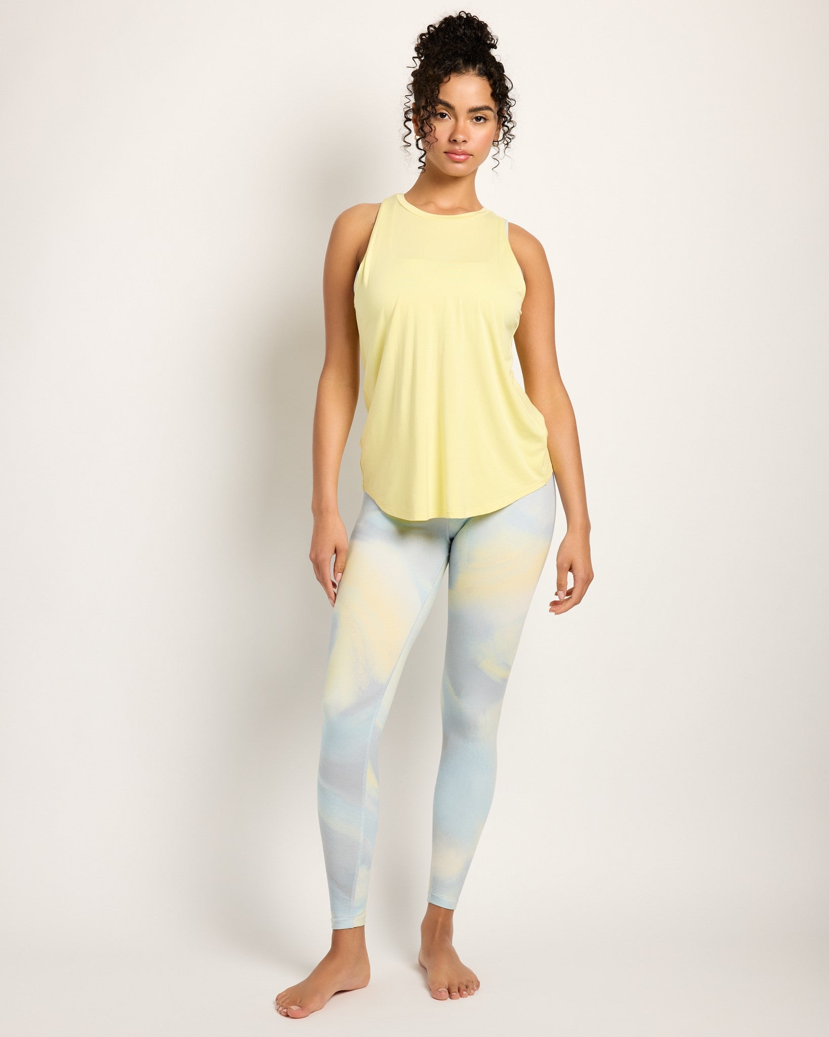 Light Marigold $|& Interval Split Back Tank - UGC On Fig