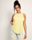Light Marigold $|& Interval Split Back Tank - SOF Front