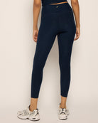 Ink Navy Heather $|& Interval FlowHeather Sculpt Nexus Legging - SOF Back