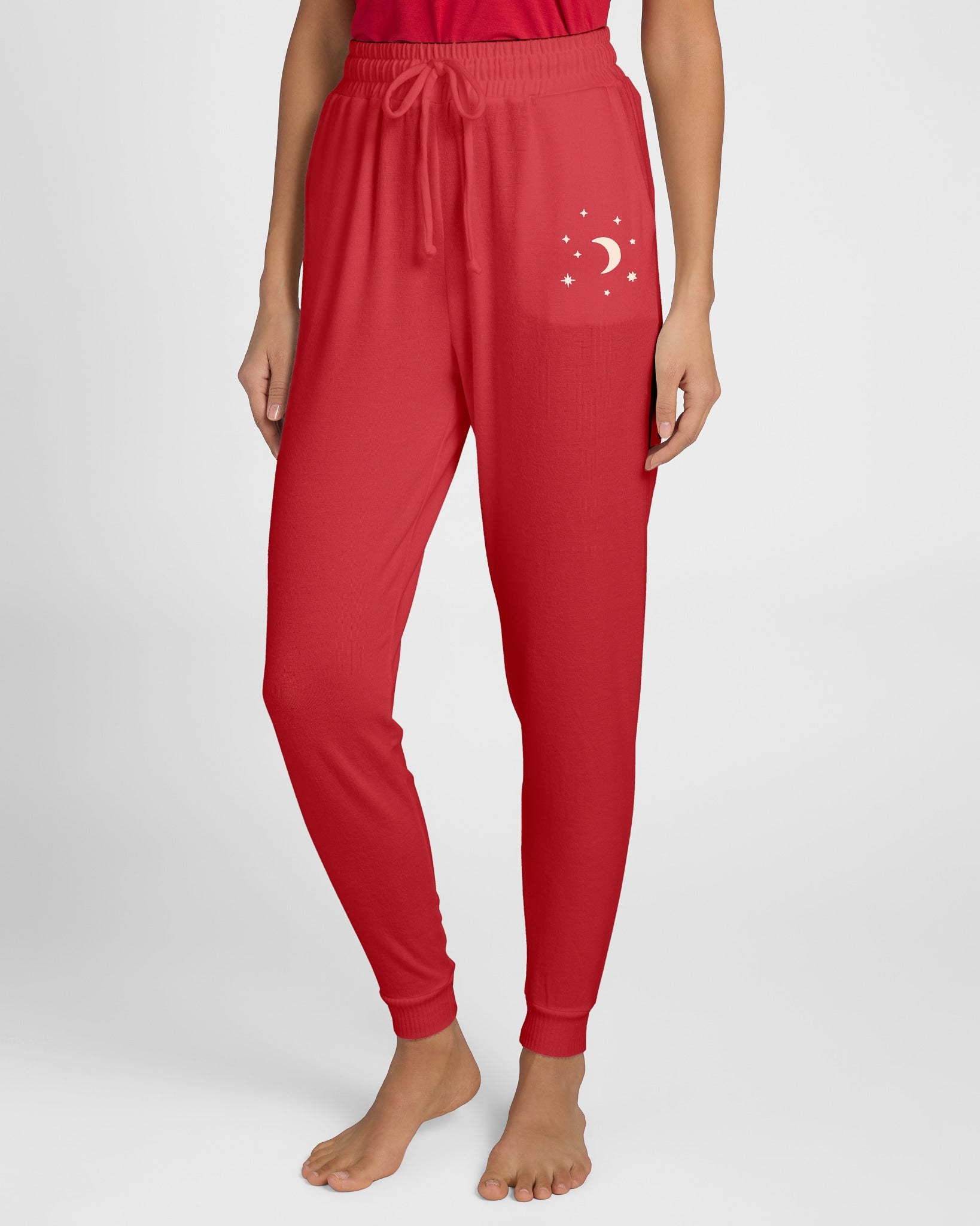 Soft Rose $|& SEAS Shoreline Hacci "Dream Often" Graphic Jogger - SOF Front
