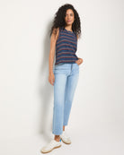 Mariner Midnight Multi Stripe $|& SEAS Together Again Tank - UGC On Fig