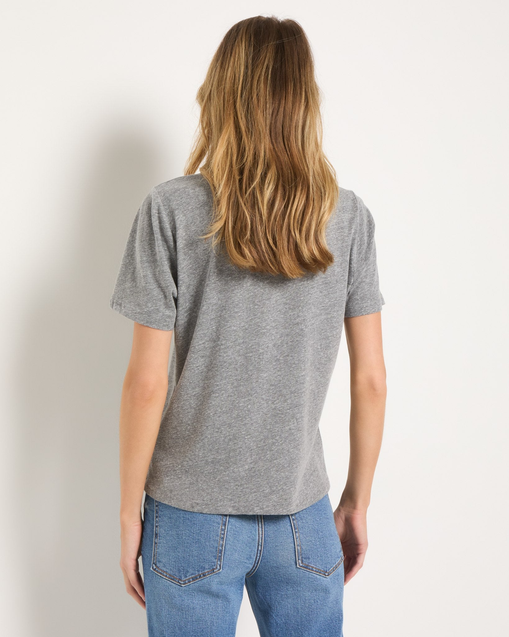 Heather Grey $|& SEAS Current Relaxed Love Graphic Tee - UGC On Fig
