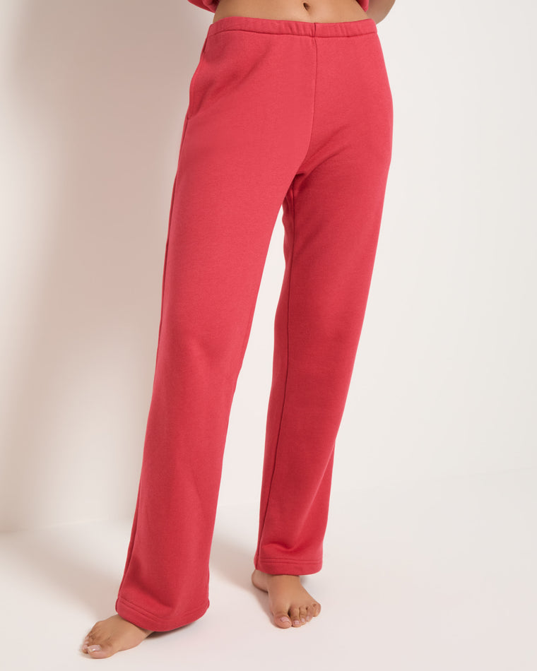 Soft Rose $|& SEAS The Everything Straight Leg Sweatpant - SOF Front