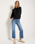 Black $|& SEAS Grove Hooded Sweater - UGC On Fig