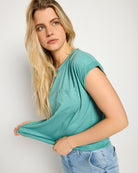 Seaglass $|& SEAS Merrit Island Short Sleeve Tee - SOF Detail