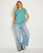 Seaglass $|& SEAS Merrit Island Short Sleeve Tee - SOF Front