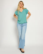 Seaglass $|& SEAS SoCal Short Sleeved Top - SOF Side