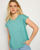 Seaglass $|& SEAS SoCal Short Sleeved Top - SOF Full Front