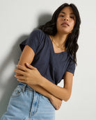 Mariner Midnight $|& SEAS SoCal Short Sleeved Top - SOF Front