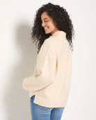 Birch $|& SEAS Breeze V-Neck Sweater - SOF Back