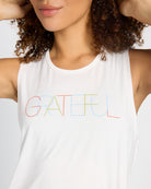 White $|& Interval Grateful Graphic Tank - SOF Full Front
