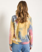 Butter Printed Tie Dye $|& SEAS Chasing Sunsets Tie Dye Graphic Pullover - SOF Back