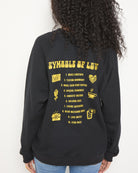 Black $|& SEAS Cliffs Love Raglan Sweatshirt - SOF Back