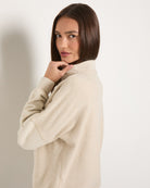 Washed Birch $|& SEAS Terra Half Zip Sweatshirt - SOF Full Front