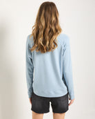 French Blue $|& SEAS Graphic Sweatshirt - SOF Back
