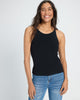 Laurel Ribbed Shelf Bra Tank