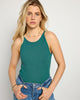 Laurel Ribbed Shelf Bra Tank