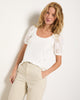 Seaglass Eyelet Sleeve Tee