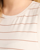 Ivory Tawny $|& Thread & Supply Sinclair Stripe Tank - SOF Front