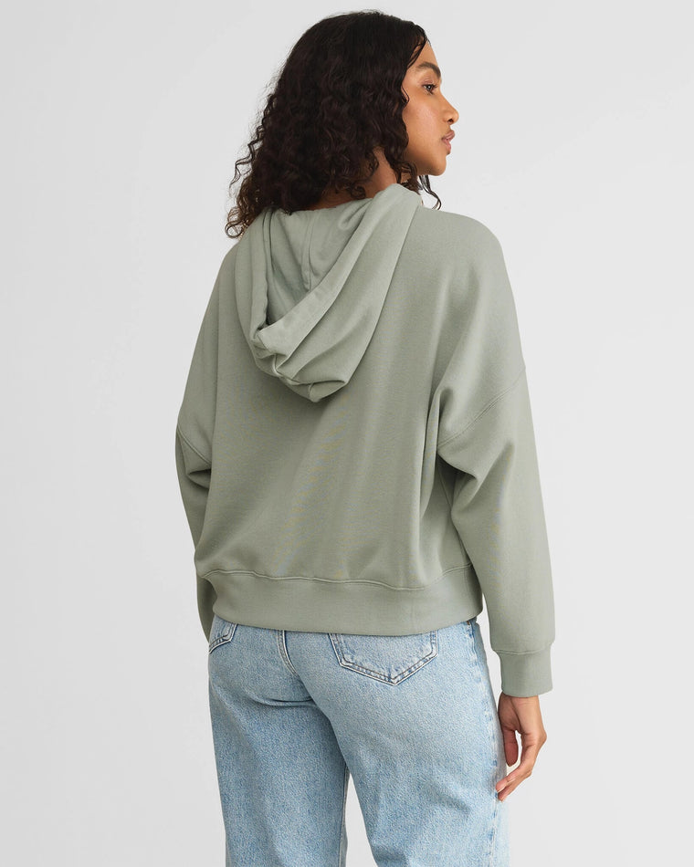 Sage Green $|& Z Supply Infield Hoodie - Hanger Side