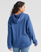 Navy $|& SEAS Seashells and Sunshine Graphic Hoodie - SOF Back