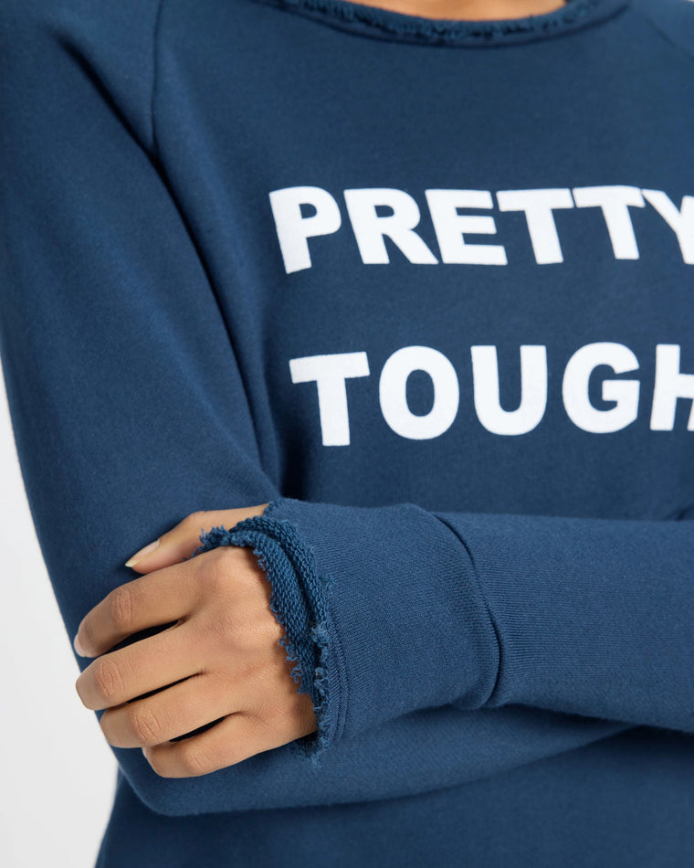 Ink Navy Blue $|& Interval Pretty Tough Graphic Mid Length Long Sleeve - SOF Full Front