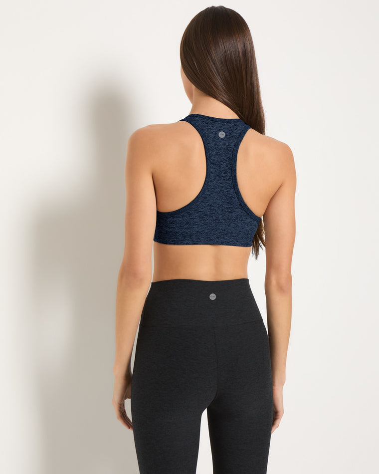 Ink Navy Heather $|& Interval Enheartened Spacedye Bra - SOF Back