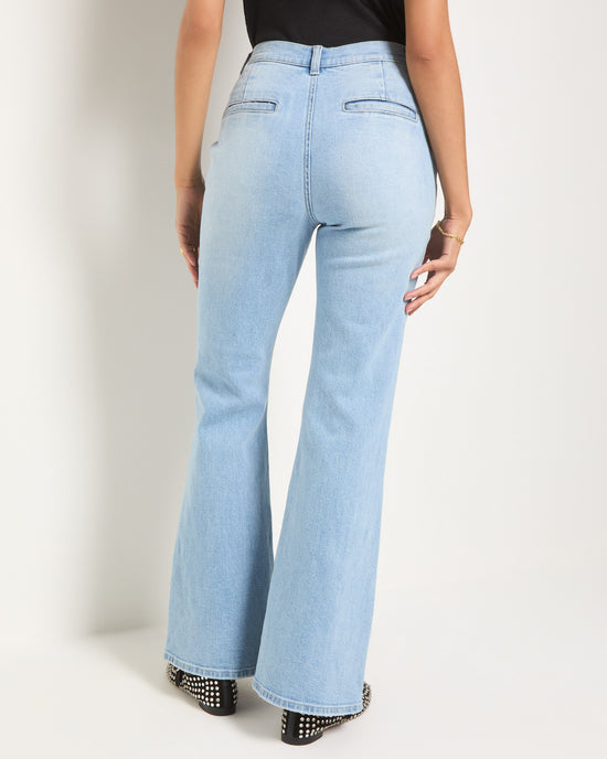 Lakeside $|& SEAS Eden Flare Leg Trouser Jean - SOF Back