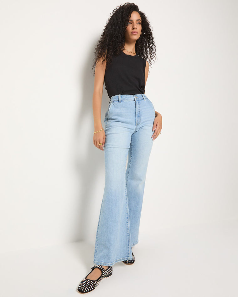 Lakeside $|& SEAS Eden Flare Leg Trouser Jean - UGC On Fig