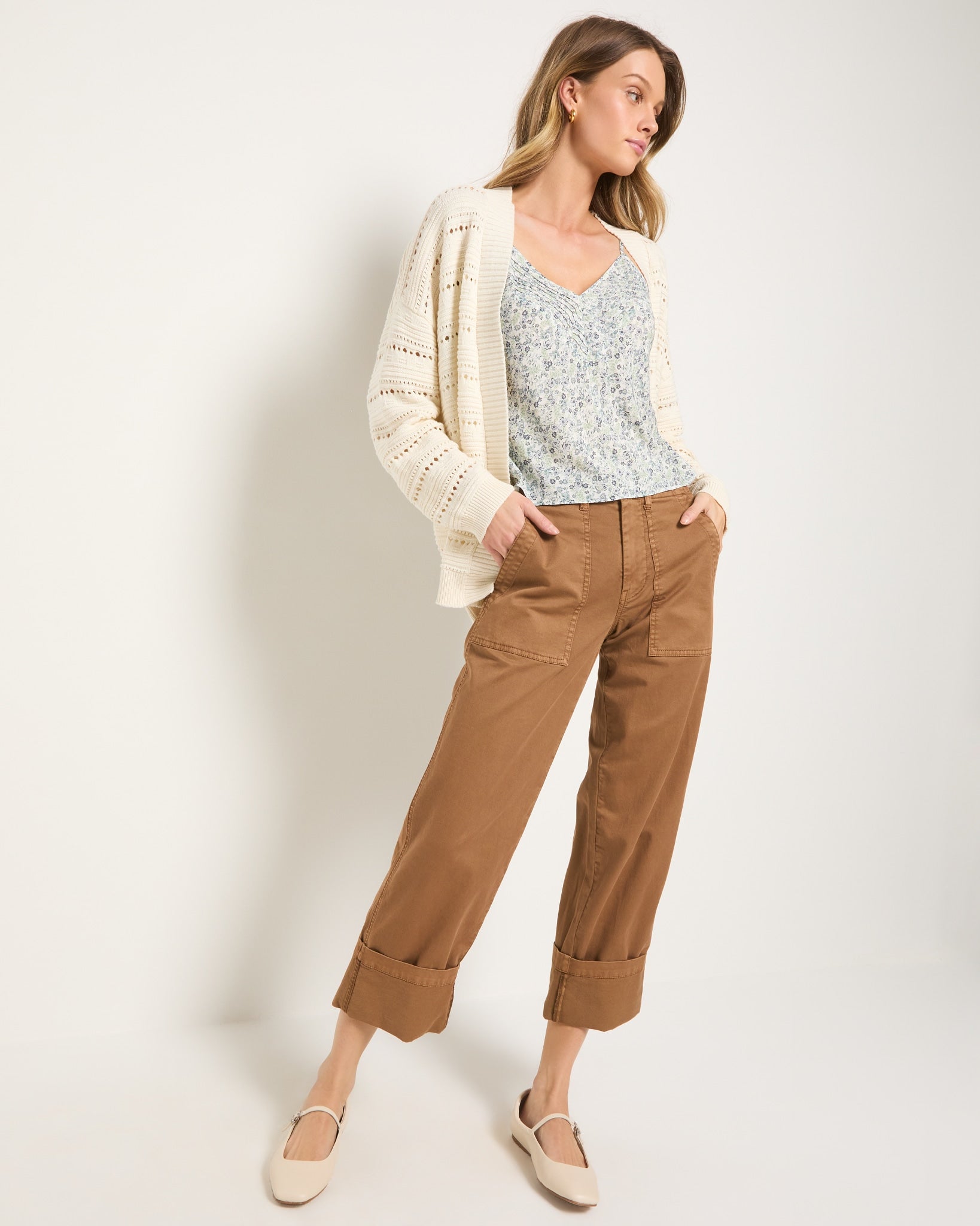 Camel $|& SEAS Bungalow Cuffed Twill Utility Pant - UGC On Fig