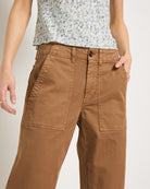 Camel $|& SEAS Bungalow Cuffed Twill Utility Pant - VOF Side