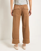 Camel $|& SEAS Bungalow Cuffed Twill Utility Pant - SOF Back