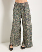 Black Floral $|& SEAS Serene Pant - SOF Front
