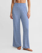 Riviera $|& Z Supply Lounge Dawn Smocked Ribbed Pant - VOF Detail